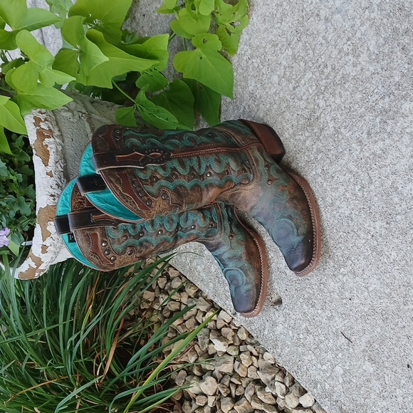 Justin Women's Marino Western Boot | Chocolate Sz 9 L4360 EUC - Picture 13 of 16